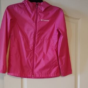 Columbia Kids Bright Pink Raincoat